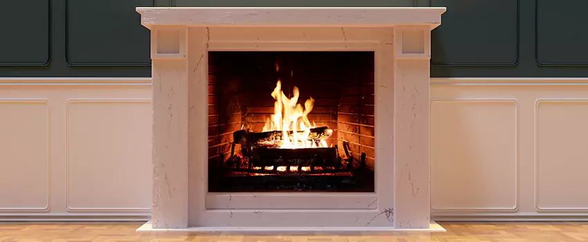 Decorative Electric Fireplace Installation in Dana Point, California