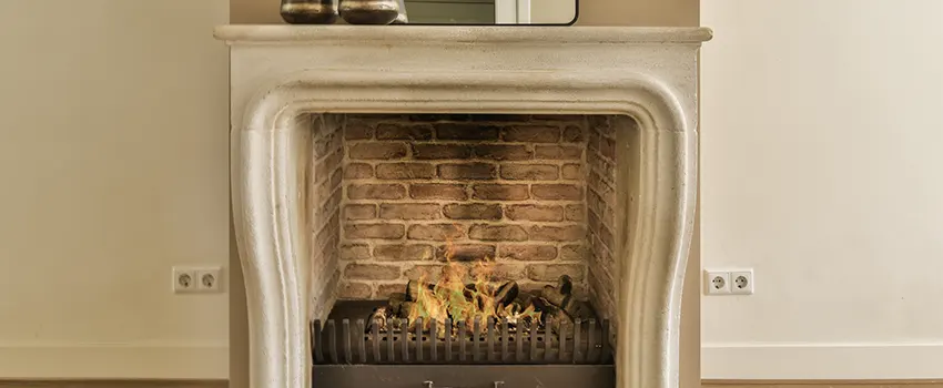 Vintage-style Fireplace Redesign in Dana Point, California