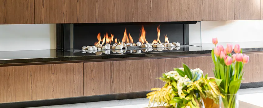 Double-height Fireplace Design Refurbishment in Dana Point, California