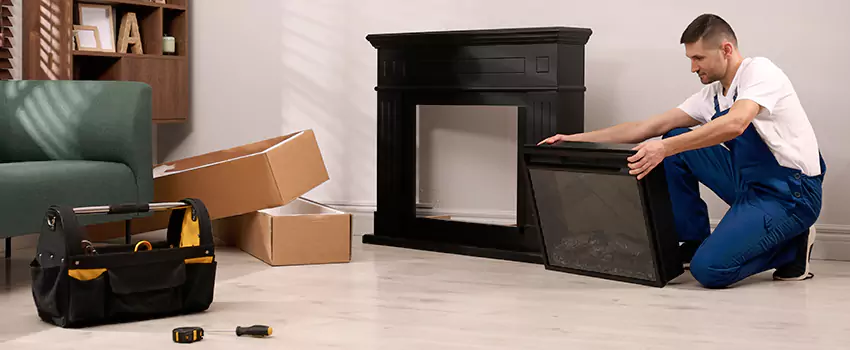 Old Rusted Metal Fireplace Repair And Replacement in Dana Point, CA