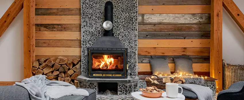 Thelin Hearth Products Direct Vent Gas Stove Fireplace Inspection in Dana Point, California