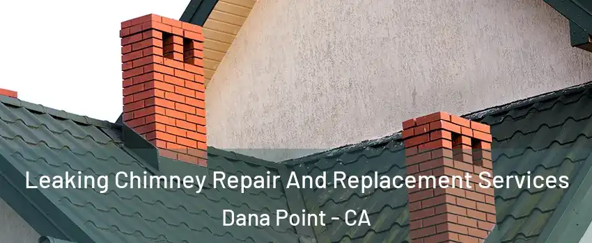  Leaking Chimney Repair And Replacement Services Dana Point - CA